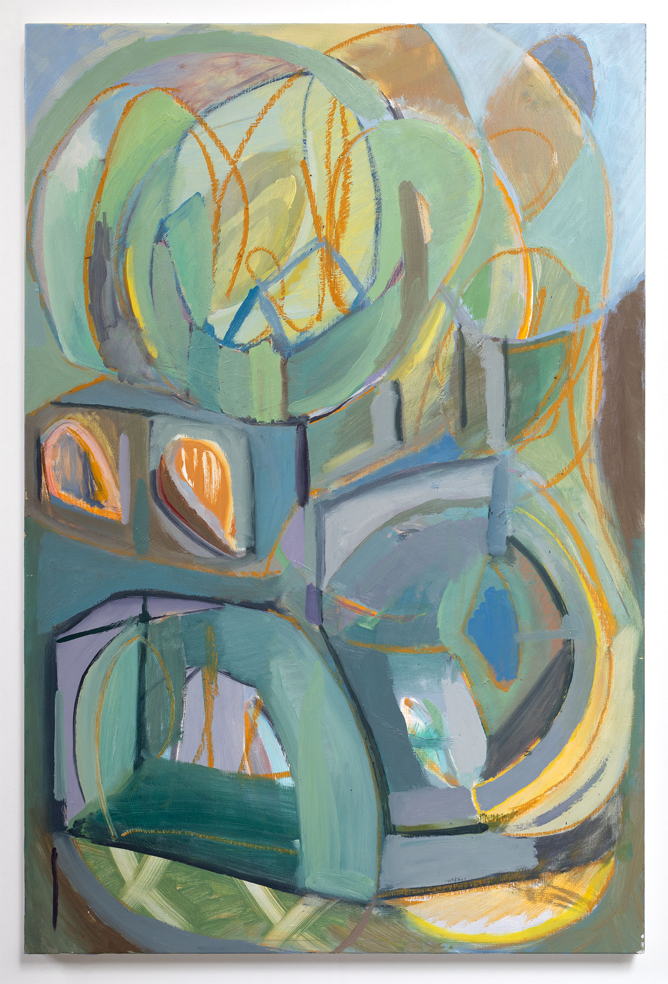 Untitled Painting 2, Acrylic on canvas, 2020